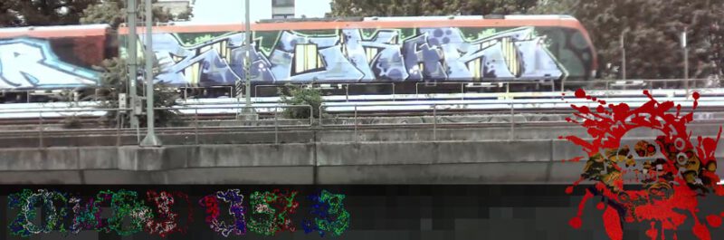 OZMAI Trainspotting Graffiti